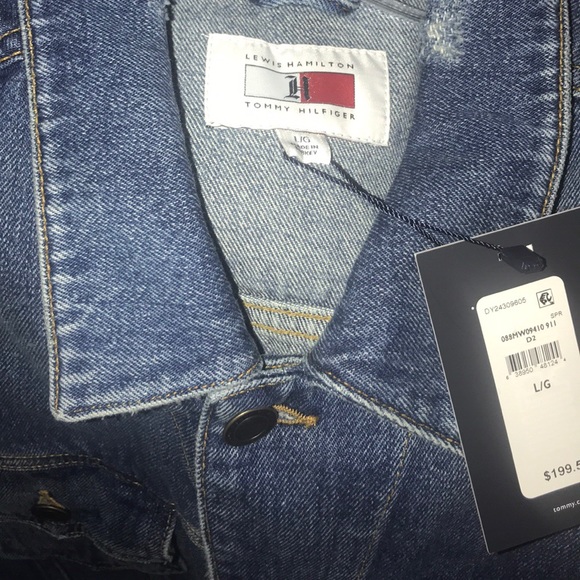 RARE Tommy Hilfiger Lewis Hamilton denim jacket - Picture 6 of 6